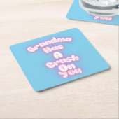 Grandma has a crush on you rechteckiger pappuntersetzer (angewinkelt)