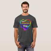 Grandma Hugs LBGT Herzrasenbogen Gay Pride T-Shirt (Vorne ganz)