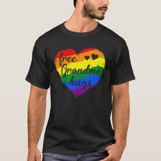 Grandma Hugs LGBT Free Grandma Hugs Kinder T-Shirt
