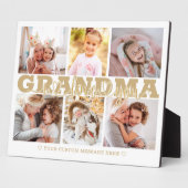 GRANDMA I Liebe Sie 6 Foto Collage Gold 8x10 Fotoplatte (Seite)