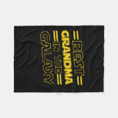 Grandma In The Galaxy Funny Mothers Day Gift For M Fleecedecke (Vorderseite (Horizontal))
