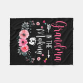 Grandma In The Making Vitro Fertilization Pregnanc Fleecedecke (Vorderseite (Horizontal))