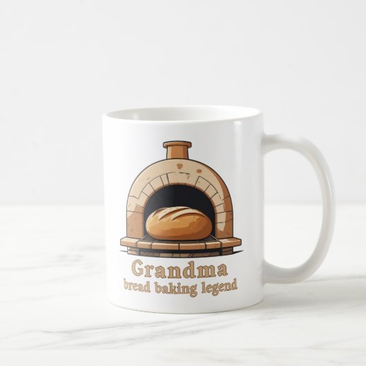 Grandma is a bread baking legend kaffeetasse (Rechts)
