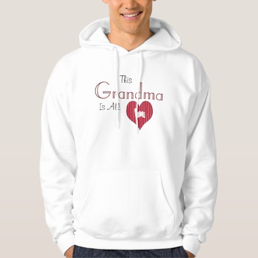 GRANDMA IST ALLES HERZGEHOOTE SWEATSHIRT (Vorderseite)