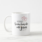 GRANDMA KAFFEE MIT JESUS Christliche ruhige Zeit Kaffeetasse (Links)