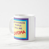 GRANDMA KAFFEETASSE (Vorderseite Links)