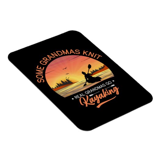 Grandma Kayakin Magnet (Rechte Seite)