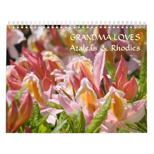 GRANDMA LIEBEN Azaleen & Rhodies Kalendergeschenke Kalender (Titelbild)