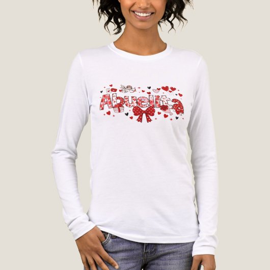 Grandma love valentine's  Tri-Blend shirt (Vorderseite)