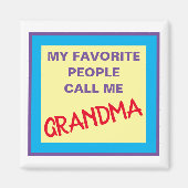 GRANDMA MAGNET (Vorne)