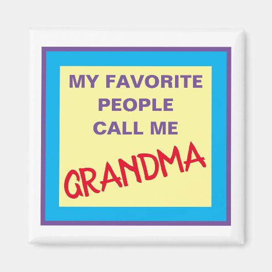 GRANDMA MAGNET (Vorne)
