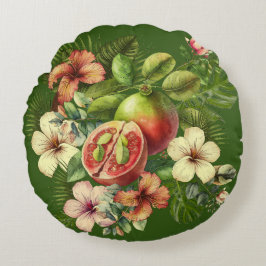 Grandma Manuela's Guavas Rundes Kissen