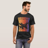 Grandma Matching Family Retro Military Fighter Jet T-Shirt (Vorne ganz)