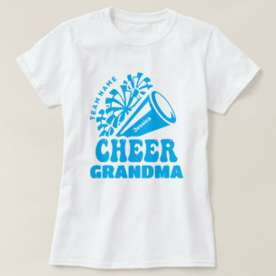 Grandma mit benutzerdefinierten Teamnamen und Kid- T-Shirt