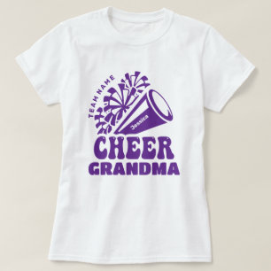 Grandma mit benutzerdefinierten Teamnamen und Kid- T-Shirt