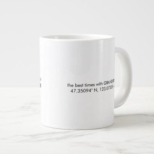 GRANDMA mug Jumbo-Tasse (Vorderseite Rechts)