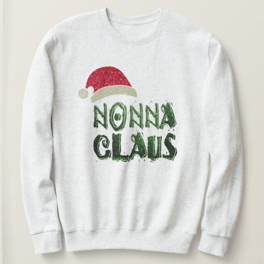 Grandma Nonna Claus Weihnachten Weihnachtsfeier Sw Sweatshirt (Design vorne)