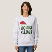 Grandma Nonna Claus Weihnachten Weihnachtsfeier Sw Sweatshirt (Vorne ganz)