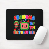 Grandma Of The Birthday Girl Melon Family Matching Mousepad (Mit Mouse)