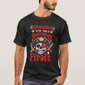 Grandma Of The Birthday Pirate Party Family Matchi T-Shirt (Vorderseite)
