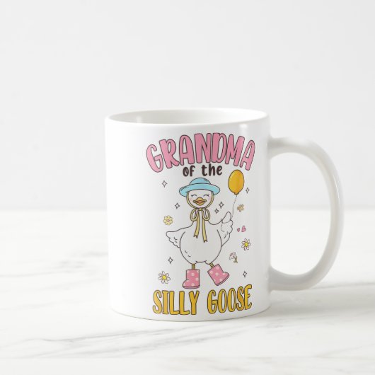 Grandma Of The Silly Goose First Birthday Family M Kaffeetasse (Rechts)