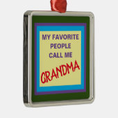 GRANDMA ORNAMENT AUS METALL (Rechts)