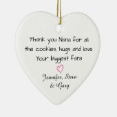 Grandma Ornament – Custom Nana Family Keepsake (Rechts)