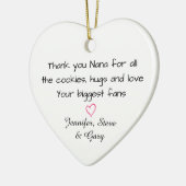Grandma Ornament – Custom Nana Family Keepsake (Links)