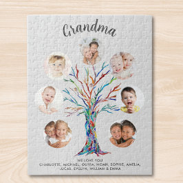 Grandma Photo Collage Keepsake Puzzle
