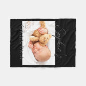 Grandma Photo T Shirt Fleecedecke (Vorderseite (Horizontal))