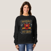 Grandma Pit Crew Car Racing Squad  7 Sweatshirt (Vorne ganz)