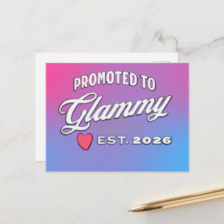 Grandma Promotion For New Baby In 2026 Postkarte