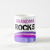 *~* GRANDMA ROCKS Stone Lapidary Agate Slab Kaffeetasse (Mittel)
