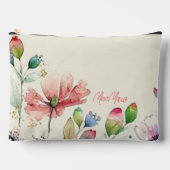 “Grandma’s Garden” Print Cosmetic Bag Zubehörtasche (Vorderseite)