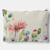 “Grandma’s Garden” Print Cosmetic Bag Zubehörtasche (Rückseite)