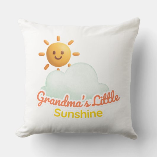 Grandma’s Little Sunshine Kissen (Vorderseite)