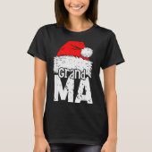 Grandma Santa Christmas Family Matching Pyjamas Xm T-Shirt (Vorderseite)