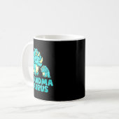 Grandma Saurus Funny Grandmasaurus Dinosaur  Kaffeetasse (Vorderseite Links)