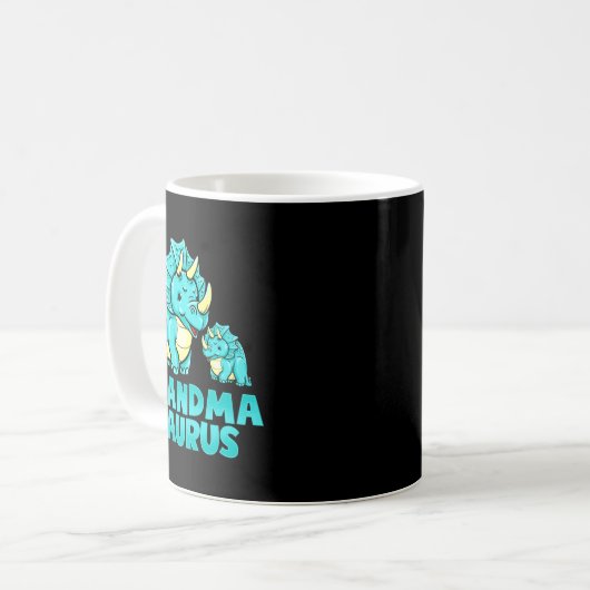 Grandma Saurus Funny Grandmasaurus Dinosaur  Kaffeetasse (Vorderseite Links)