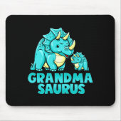 Grandma Saurus Funny Grandmasaurus Dinosaur Mousepad (Vorne)
