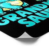 Grandma Saurus Funny Grandmasaurus Dinosaur  Poster (Ecke)