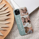 Grandma Script Photo Collage Case-Mate iPhone Hülle<br><div class="desc">Celebrate her grandma status with this special phone case featuring three treasured photos of her granddaughter,  grandson,  or grandchildren. "Grandma" appears along the left side in elegant calligraphy script lettering for a unique personal touch.</div>