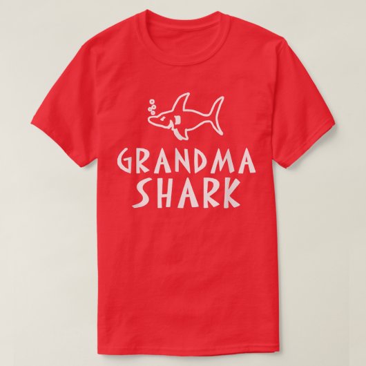 Grandma Shark T-Shirt (Design vorne)
