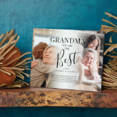 "GRANDMA" Sie sind die besten Fotos, Namen & Zitat Fotoplatte (Seite)