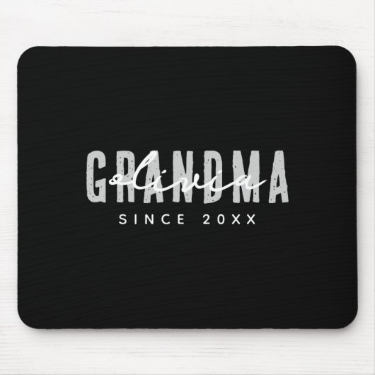 Grandma Since 20xx Modern Simple Preppy  Mousepad (Vorne)