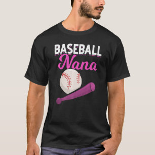 Grandma Sport Baseball Player Nana Pensionsbasis T-Shirt