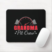 Grandma T Crew Race Car Driver Birthday Party Raci Mousepad (Mit Mouse)