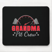 Grandma T Crew Race Car Driver Birthday Party Raci Mousepad (Vorne)