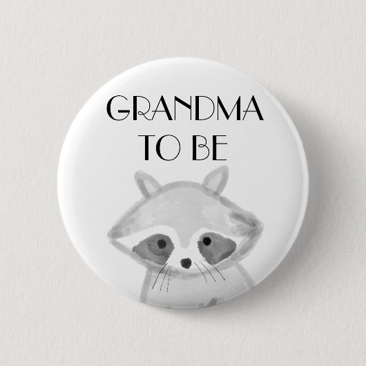 Grandma To Be Baby Shower Button (Vorderseite)