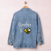 Grandma to Bee Baby Shower Wedding Jeansjacke (Hangar)